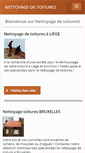 Mobile Screenshot of nettoyage-de-toitures.be