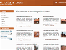 Tablet Screenshot of nettoyage-de-toitures.be